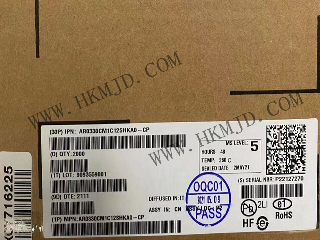 【分銷onsemi】AR0330CM1C12SHKA0-CP CMOS 圖像傳感器，300 萬像素，1/3 英寸