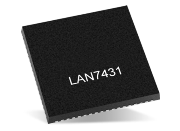 可提供4個(gè)LED，LAN7431-V/YXX PCIe 3.1轉(zhuǎn)10/100/1000Mbps以太網(wǎng)橋接器