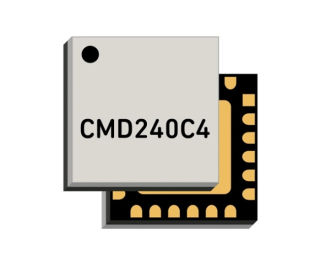 CMD240C4是一款射頻放大器，DC至22GHz，24QFN