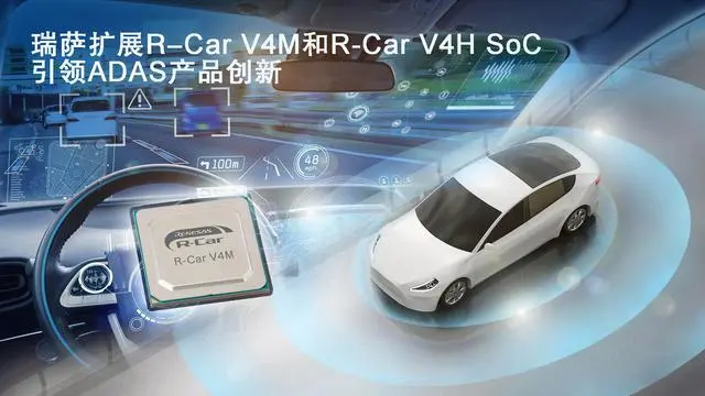 瑞薩推出高能效第四代R-Car車用SoC—R-Car V4M系列，引領(lǐng)ADAS產(chǎn)品創(chuàng)新