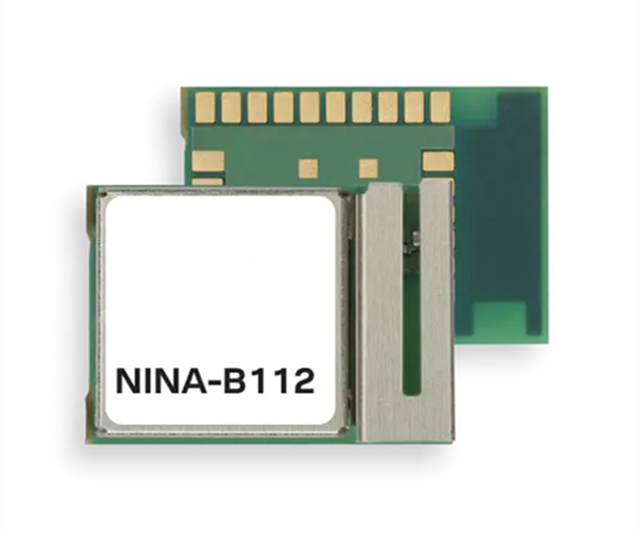 NINA-B112-06B一款配有內(nèi)置天線(xiàn)u-blox 10.0x14.0 mm的藍(lán)牙 5.0 低功耗模塊