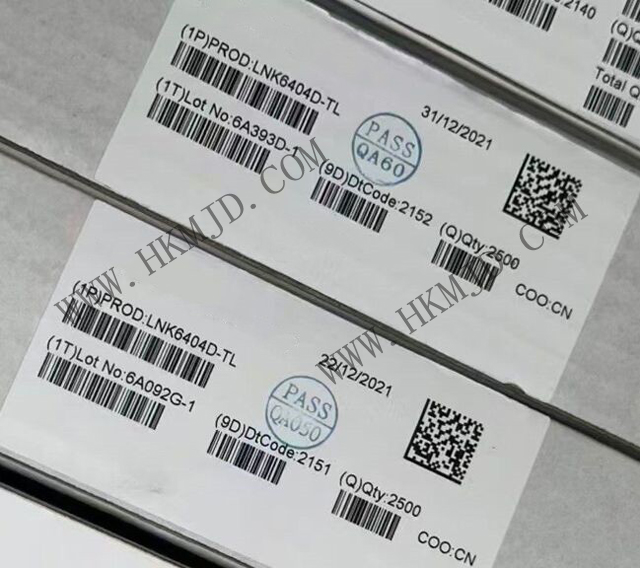 LNK6404D：適用于適配器和充電器的節(jié)能、精確的初級側(cè)調(diào)節(jié)CV/CC切換器