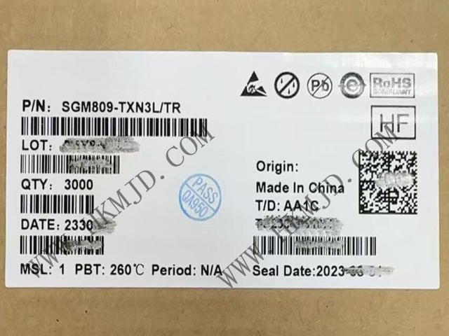 SGM809-TXN3L：低功耗微處理器監(jiān)控電路，3.08V 精準(zhǔn)電壓監(jiān)測(cè)