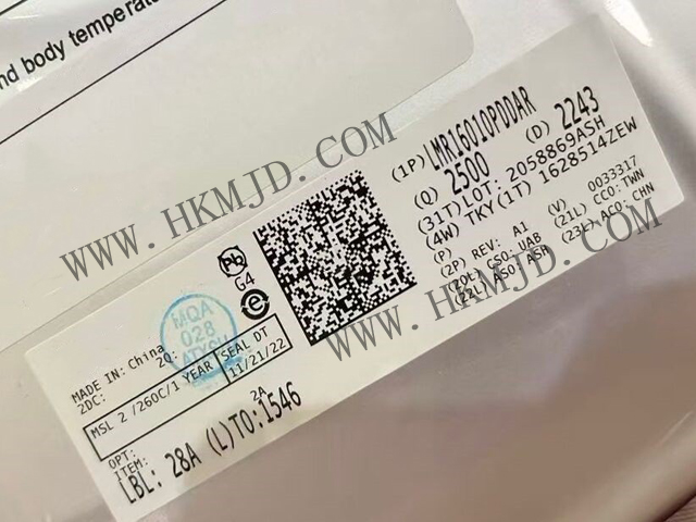 LMR16010PDDAR(TI): SIMPLE SWITCHER? 60V、1A 降壓轉(zhuǎn)換器（IQ 為 40μA）