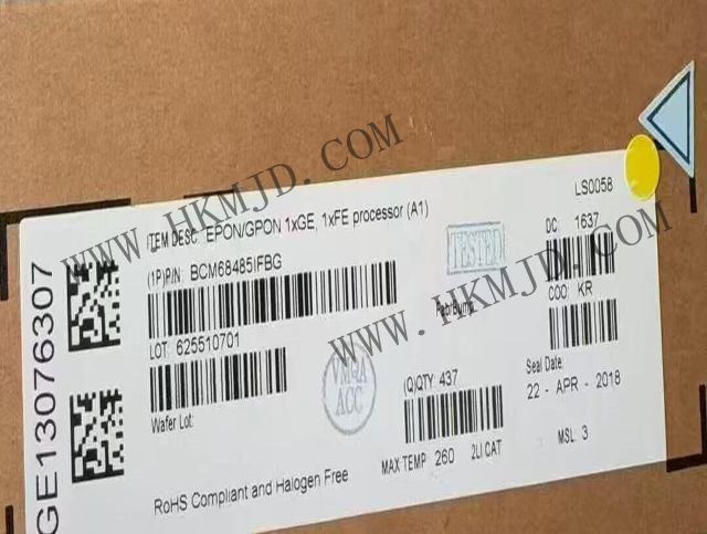 明佳達電子供應 BCM68485IFBG：高性能網(wǎng)絡控制器與處理器 IC