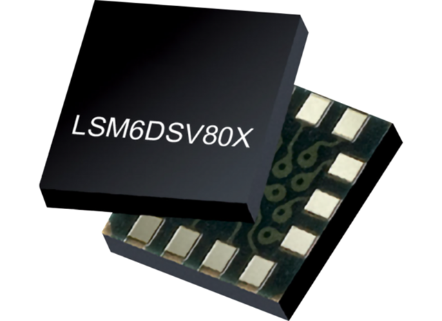 ST新品LSM6DSV80XTR-6軸IMU（慣性測量單元），高達80G值加速度計