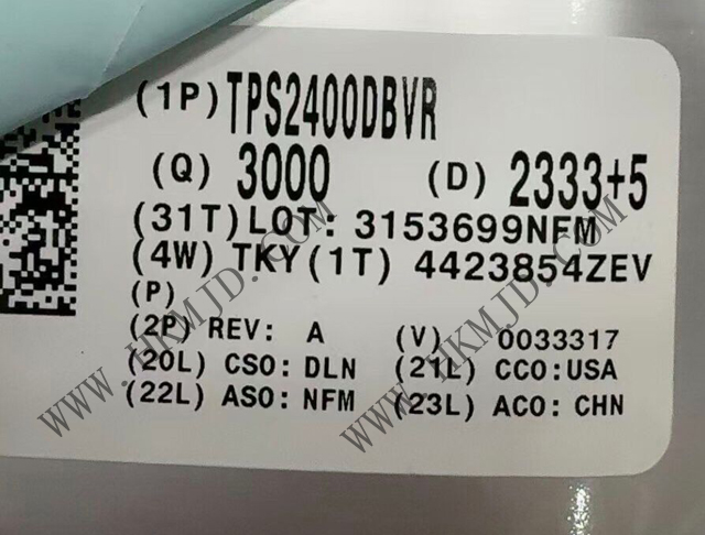 供應(yīng) TI TPS2400DBVR 5.5V過(guò)壓保護(hù)控制器，具備100V輸入瞬態(tài)保護(hù)功能