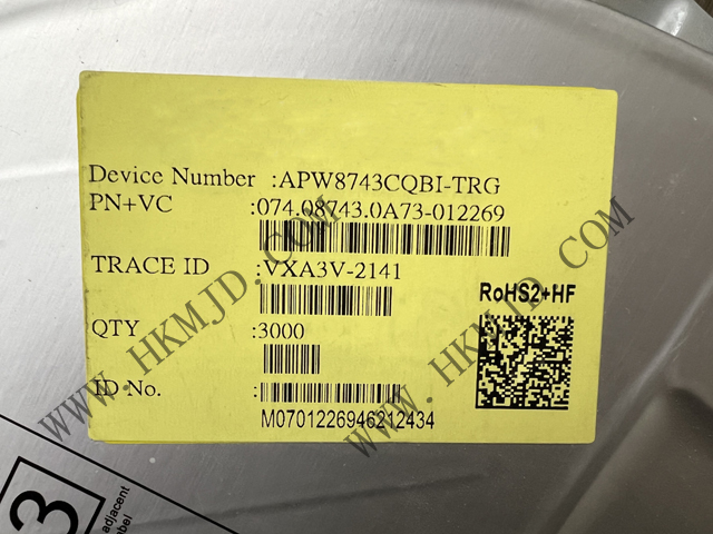 臺灣茂達/ANPEC APW8743CQBI-TRG：用于Intel TGL VNN和V1P05A的高壓雙通道開關(guān)轉(zhuǎn)換器